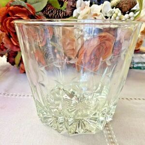 Princess House Heritage Etched Thick Lead Crystal Glass Ice Bucket 6 in. tall